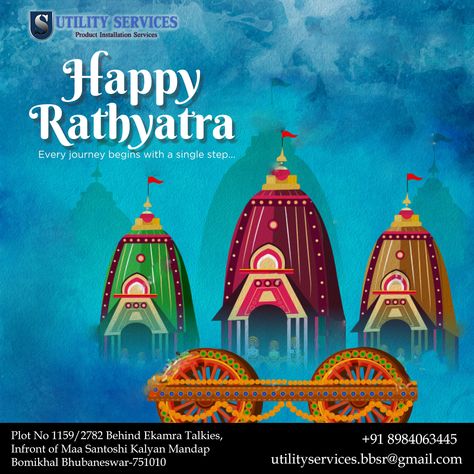 Utility Services wishing all of you a very happy #Bahudayatra. May Lord Jagannath full fill all your wishes. #PuriBahudaYatra . #JaiJagnnath Rathyatra Wishes, Jai Jagannath Rath Yatra, Jagannath Rath Yatra, Jai Jagannath, Education Banner, Rath Yatra, Modern Agriculture, Generation Gap, Lord Jagannath