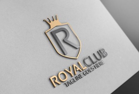 Royal Logo by Josuf Media on @creativemarket Dentist Design, Dr Logo, Luxury Logos, Cheap Logo, Phone Codes, Royal Logo, Wig Shop, Business Cards Layout, Writing Fonts