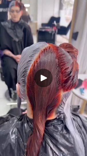 135K views · 1.3K reactions | Copper and Silver Color Blocking 🔥🩶 These colors look AMAZING! By @hellsbellshair   #silverhair #copperhair #haircolor #hairtrends # | Hair Color Clique | Hair Color Clique · Original audio Color Block Placement Hair, Pulp Riot Hair Color Swatches, Two Tone Red Hair Color Ideas, Peak A Boo Hair Dye Ideas, Colorblock Hair Placement, Hair Dye Ends, Color Blocking Hair Ideas, 2 Tone Hair Color Ideas, Block Color Hair Placement