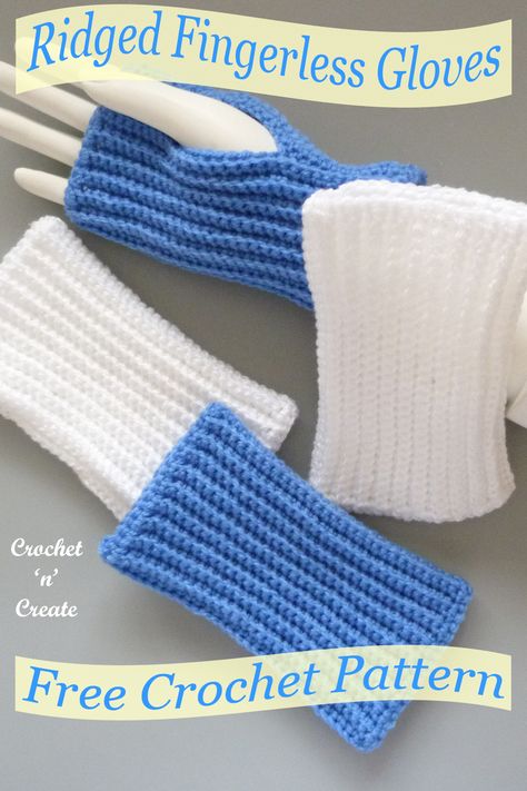 Free crochet ridged fingerless gloves, easy and quick to make. Pin it to your appropriate boards. #crochet #crochetncreate #crochetfingerlessmitts #crochetgloves Fingerless Mittens Crochet, Crocheted Fingerless Gloves, Crochet Fingerless Gloves Free Pattern, Gloves Crochet Pattern, Fingerless Mittens Pattern, Crochet Hand Warmers, Crochet Mitts, Crochet Mittens Free Pattern, Christmas Eats