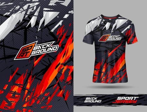 Racing Jersey, Sport Shirt Design, Jersey Outfit, Grunge Textures, Texture Background, Sport Shirt, Jersey Design, Sport Football, Kraken