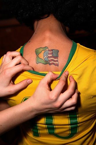 Brazil Tattoo, Flag Image, Flag Images, Brazilian Flag, Brazil Flag, Flag Tattoo, Tattoo Girl, Article Design, Piercing Tattoo