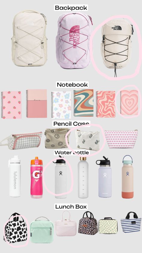 #backtoschool #backpack #choose #school #stationary #cute #preppy #remix #remixit #remixx #remixxxx #remixthis #p3achyp33p Preppy Stationary, High School Essentials, Preppy School Bag, Stationary Cute, School Backpack Essentials, Preppy School Supplies, Pretty School Supplies, Preppy Backpack, Start School