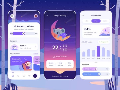 Current Graphic Design Trends, App Design Trends, Emotion Regulation, Ui Ux 디자인, Wellness Apps, Minimalist Graphic Design, Mobile App Design Inspiration, Directory Design, Meditation Apps