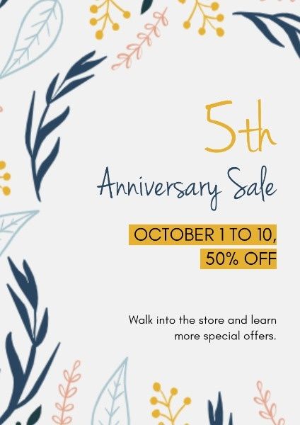 Discount Poster Design, Flowers Anniversary, Poster Sale, Templates Simple, Social Media Marketing Instagram, Marketing Poster, Sale Ideas, Marketing Instagram, Discount Poster