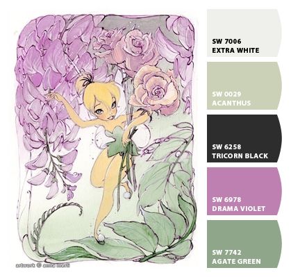 Tinkerbell Color Palette, Punk Tinkerbell, Vanity Pink, Style Tips And Tricks, Disney Princess Colors, Tinkerbell Disney, Disney Colors, Princess Coloring, Punk Rocker