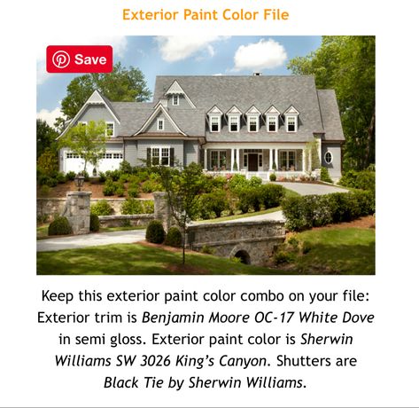 Paint Color Combos, Exterior Paint Color, Kings Canyon, White Doves, Exterior Paint Colors, Exterior Trim, Exterior Ideas, Maximalism, Mountain Home