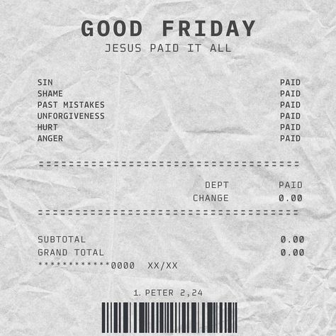 Good Friday Poster Design Graphics, Good Friday Graphic, Good Friday Graphic Design, Good Friday Design, Good Friday Jesus, Easter Graphic Design, Jesus Graphic, Worship Backgrounds, Jesus Paid It All