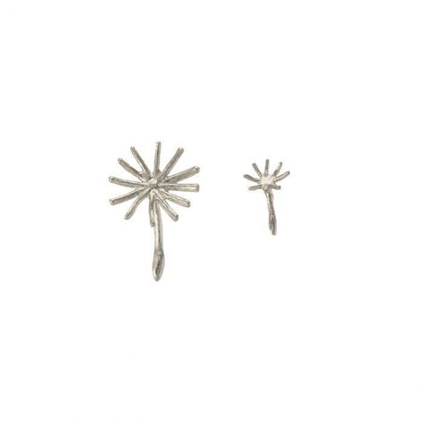 Floating seeds of Dandelion Fluff form a pair of Alex Monroe asymmetric stud earrings. Available in Sterling Silver and 22ct Gold Plate. 10% off your first order. Dandelion Fluff, Domino Jewelry, Seasonal Changes, Mini Hoop Earrings, Statement Drop Earrings, Star Jewelry, Exclusive Jewelry, Natural Life, Contemporary Jewellery