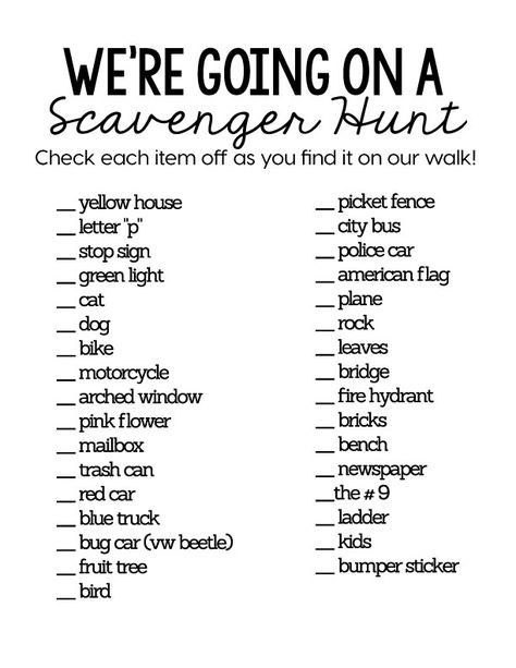 Scavenger Hunt Template, Scavenger Hunt Printable, Photo Scavenger Hunt, Scavenger Hunt For Kids, Family Fun Night, Family Night, Scavenger Hunt, Family Activities, Summer Activities