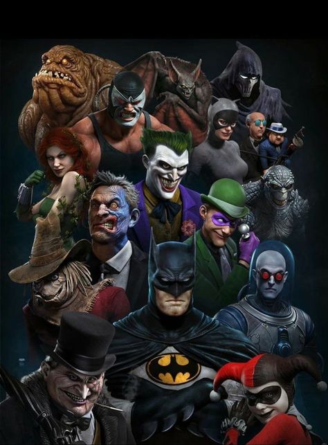 3D graphic BTAS rendering Batman Characters, Hulk Character, Dark Knights, Batman Cartoon, Der Joker, Dc Legends, Dc Comics Wallpaper, Karakter Marvel, Movie Artwork