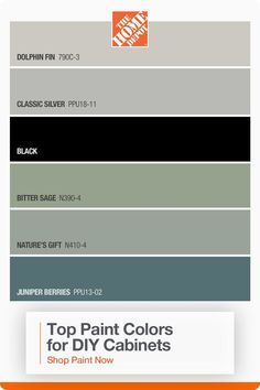 Create your dream kitchen cabinets with paint ideas from The Home Depot. Our exclusive selection of BEHR® paint offers a wide range of greens, blues, grays, whites and more. Find your perfect color palette now at The Home Depot.​ Behr Cabinet Paint Colors, Behr Cabinets Paint Colors, Behr Cabinet Paint, Behr Green Paint Colors, Home Depot Paint Colors, Home Depot Colors, Dream Kitchen Cabinets, Home Depot Cabinets, Kitchen Cabinets Home Depot