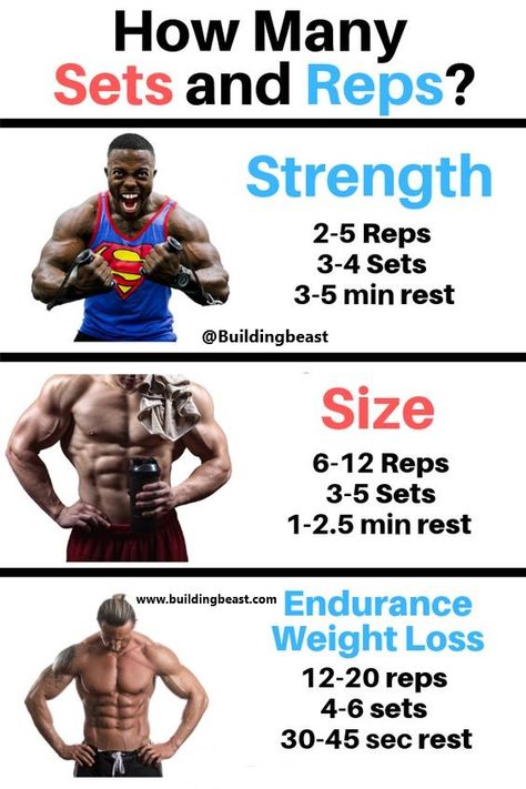 How many sets and reps you have to perform for training muscles. Gym Workout Schedule, Sets And Reps, Spiritually Healthy, Fitness Studio Training, Workout Man, Gym Antrenmanları, Building Strength, Workout Bauch, Info Graphic