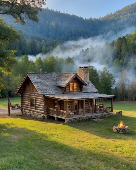 Rural House Country Living, Cabin Houses, Living Off Grid, Cabin Rustic, Cabin Aesthetic, Log Cabin Rustic, House Country, Root Cellar, Rural House