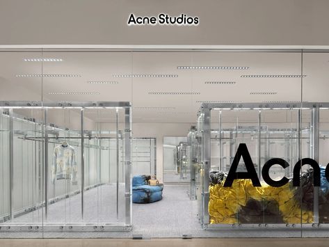 Acne Studios — Halleroed Acne Studios Store, Acne Store, Noma Restaurant, Sands Singapore, Acne Studio, Opening A Boutique, Modular System, Shopping Centre, Swedish Design