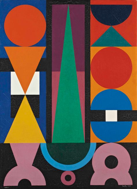 August Herbin, Auguste Herbin, Abstracted Art, Action Painting, Post Impressionists, Medieval Art, Cubism, Diy Canvas, Art Plastique