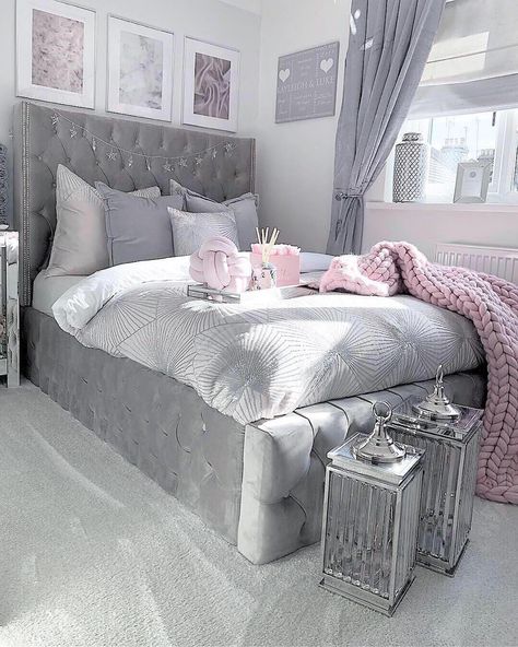 Aqua Room, Bedroom Decor For Teen Girls, Cute Bedroom Ideas, Dekorasi Kamar Tidur, Girl Bedroom Designs, Teen Room Decor, Gray Bedroom, Teen Bedroom Decor, Girl Bedroom Decor