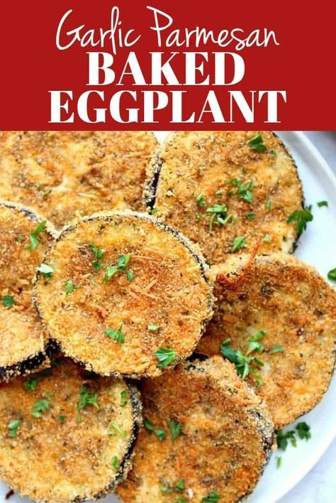 Eggpla T Parmesan, Parmesan Crusted Eggplant Recipe, Baked Egg Plant Recipes Easy, Ways To Make Eggplant, Parmesan Crusted Eggplant, Yummy Eggplant Recipes, Parmesan Eggplant Recipes, Things To Make With Eggplant, Fried Egg Plant Recipes