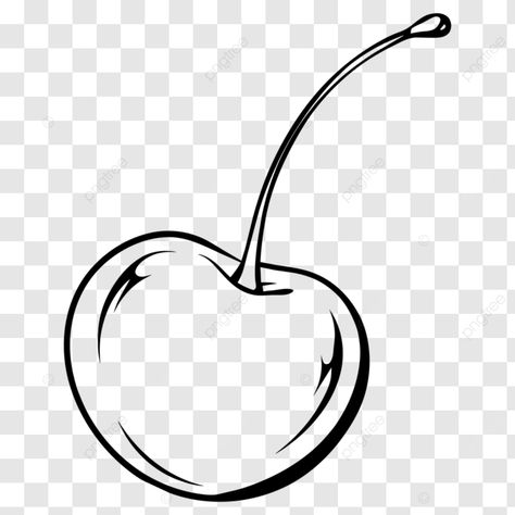 cherry fruit outline for coloring black and white vector cherry coloring page cherry line art cher Cherry Line Art, Cherry Outline, Fruit Outline, Cherry Drawing, Drawing Png, Black And White Vector, Cherry Fruit, Cute Coloring Pages, Line Illustration