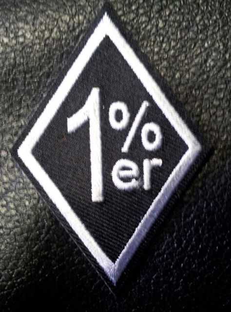 ONE PERCENTER 1%ER ANARCHY OUTLAW 3 INCH IRON ON MC BIKER PATCH Pagans Mc, Outlaws Mc, Biker Gangs, Outlaw Tattoo, Biker Logo, Support Logo, Harley Davidson Artwork, Harley Davidson Wallpaper, Biker Tattoos