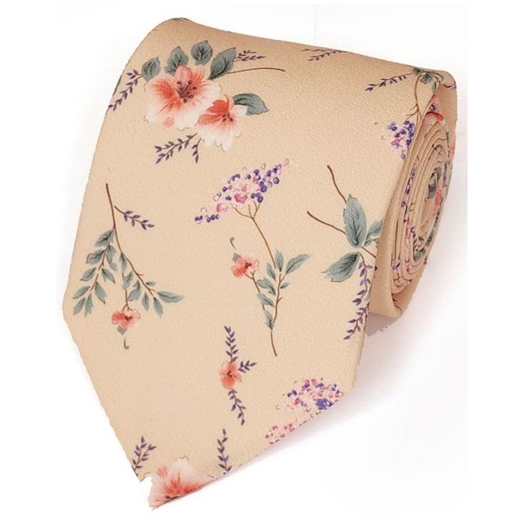 Express your individual style with this tie Elite 100% Cotton Floral neckties. Whether for a formal event or simply to look professional. you can have perfect knot all the time. This fancy looking will upgrade your look instantly. Our Floral Ties are visually vivid, high in quality and low in price. If you're in search for absolutely The best bang for your buck(s), this is definitely worthy of a first step in the right direction. Regular size with a Floral finish that radiates presence for your Beige Standard Tie For Business, Beige Suit And Tie Accessories For Black Tie Event, Adjustable Standard Tie For Semi-formal Occasions, Wedding Ties For Men, Mens Floral Tie, Floral Ties, Designer Formal Dresses, Floral Necktie, Formal Accessories