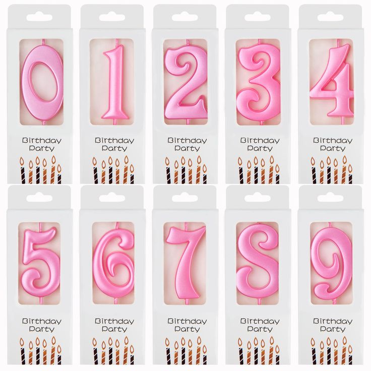 pink birthday candles with the number twenty six on them