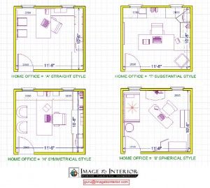 the floor plan for an apartment with three separate rooms