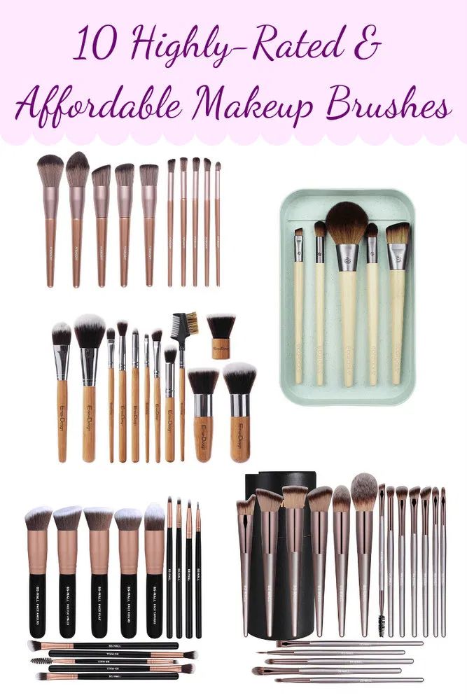 Best Affordable Makeup, Best Eye Makeup Brushes, Sigma Makeup Brushes, Affordable Makeup Brushes, Makeup Brush Set Best, Beauty Myth, Essential Makeup Brushes, Cheap Makeup Brushes, Makeup Brushes Guide