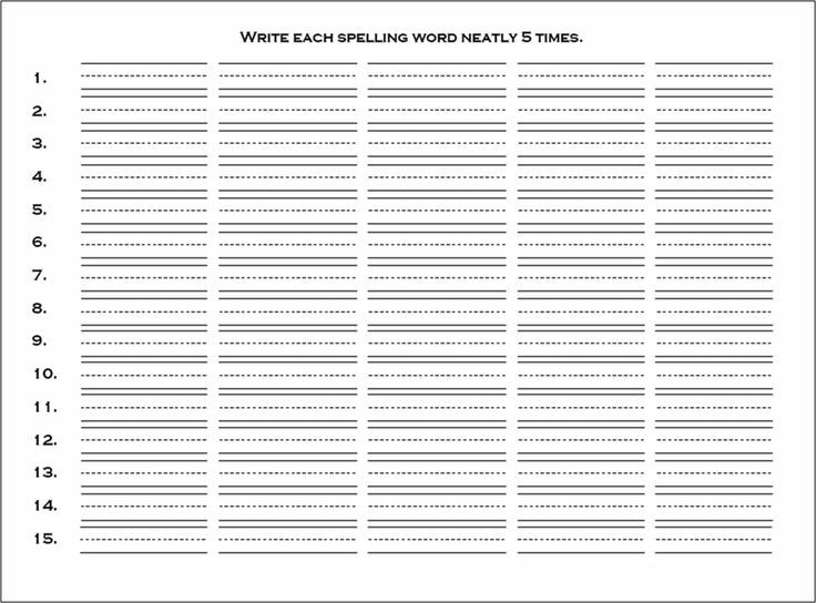 the printable worksheet for spelling words and numbers