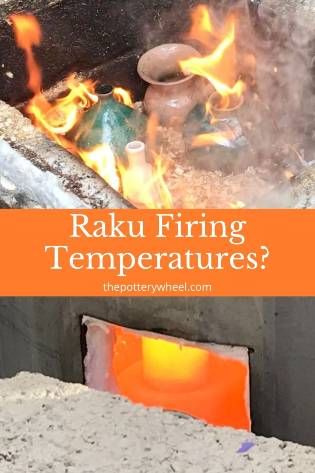 an open fire pit with the words raku frying temperatures? on it