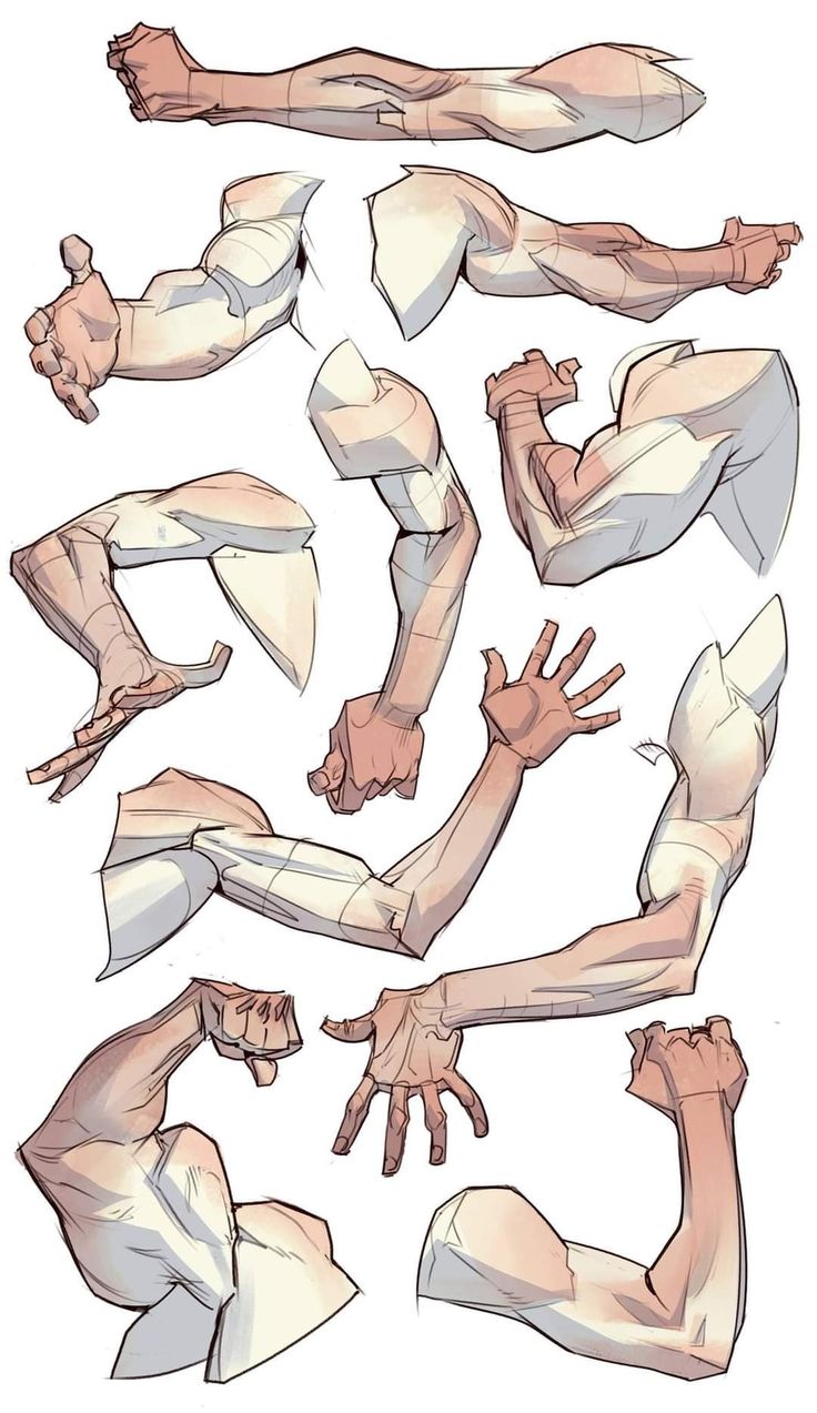 an image of some hands and legs in various positions, with different angles to each other