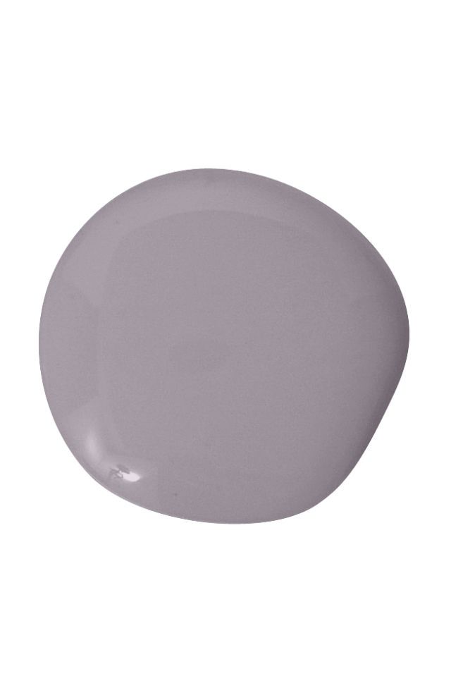 an oval white plate with a light purple color