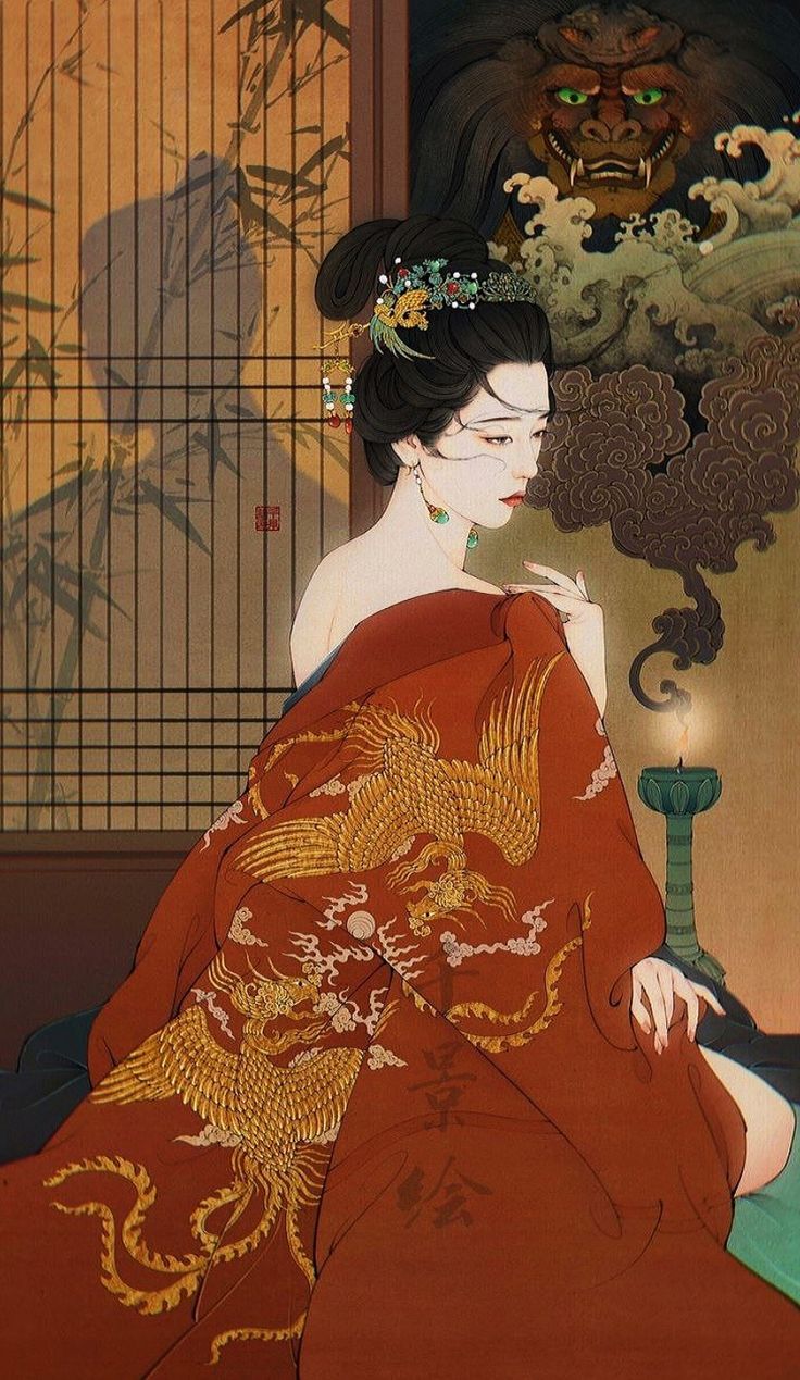 Geisha Art, Japanese Drawings, Japanese Art Prints, Japanese Artwork, Japanese Illustration, Traditional Japanese Art, Japon Illustration, Ethereal Art, Japan Art