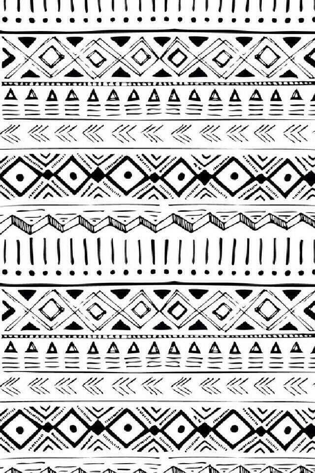 a black and white pattern with lines on the bottom, in different directions to make it look