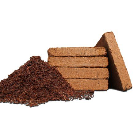 several pieces of bread next to a pile of ground coffee beans on a white background