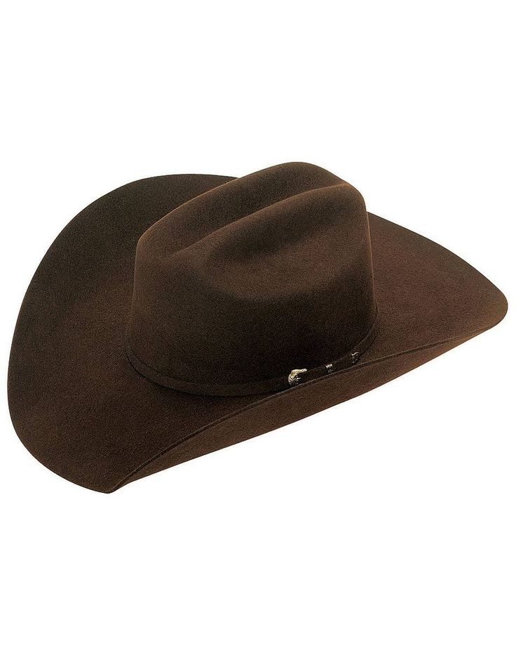 A great wool felt hat by Twister! This men's Twister hat features 2X wool felt. Comfortable leather sweatband. Hat features a 4 1/4" cattleman crease hat crown and 4 1/4" brim. Imported. A handsome cowboy hat for you by Twister! Featuring 2X wool felt in a deep chocolate hue Western Wide Brim Hat With Rigid Fit, Western Style Wide Brim Rigid Hat, Rigid Wide Brim Western Hat, Rigid Hat With Curved Brim For Western-themed Events, Rigid Curved Brim Hat For Western-themed Events, Rigid Wide Brim Hat For Rodeo, Rigid Flat Brim Hat For Country Events, Fitted Flat Crown Hats, Western Style Rigid Brimmed Top Hat