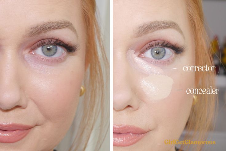 The Difference Between Concealer vs Under Eye Corrector • GirlGetGlamorous Under Eye Color Corrector, Under Eye Corrector, Eye Corrector, Makeup Removal Tips, Everyday Eyeshadow, Under Eye Makeup, Eye Products, Covering Dark Circles, Concealer Shades