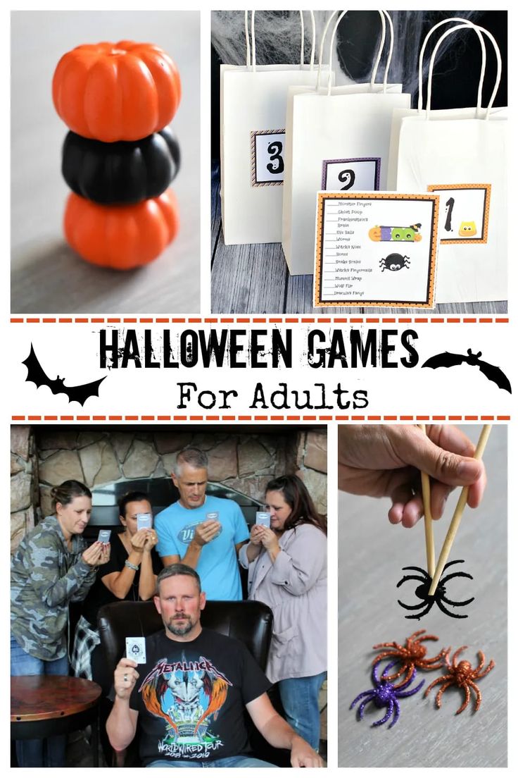 halloween games for adults and children to play with in the living room or on the kitchen