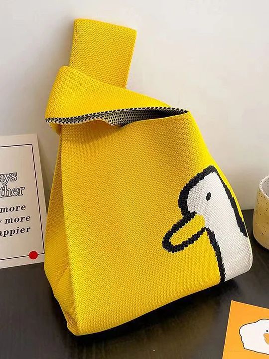 New arrival uoozee Duck Print, Winter Typ, Spring Summer Autumn Winter, Crochet Ladies Tops, Yellow Handbag, Woven Handbags, Leisure Fashion, Ladies Tops, Fashion Seasons