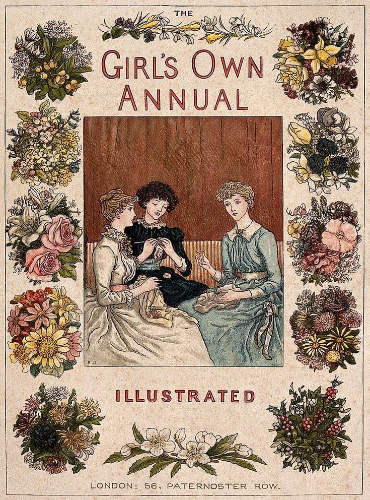 the girls'own annual, illustrated by person