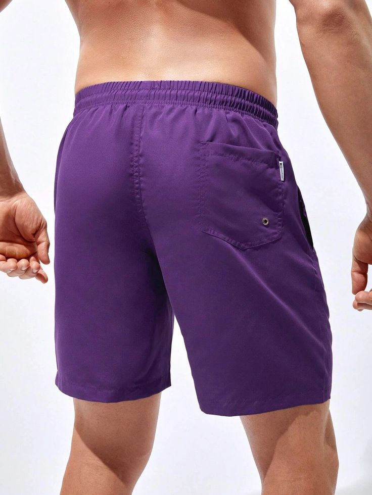 Get ready for some summer fun with our Plain Classic Drawstring Pocket Shorts. Designed with a drawstring and pocket, these shorts combine functionality and style. Made from high-quality polyester fabric, they provide comfort and durability all season long. Features: Pattern Type: Plain Details: Drawstring, Pocket Type: Bottoms Bottom Type: Shorts Fabric: Non-Stretch Composition: 100% Polyester Care Instructions: Machine wash, do not dry clean Body: Lined Size Chart ( Inches ): Size US Bottoms L Solid Color Drawstring Shorts For Beach Season, Solid Drawstring Shorts For Beach Season, Beach Season Solid Color Shorts With Drawstring, Casual Beach Season Shorts For Outdoor, Casual Beach Season Outdoor Shorts, Sporty Short Length Swim Trunks With Drawstring, Sporty Swim Trunks With Drawstring And Short Length, Sporty Swim Trunks With Drawstring, Solid Drawstring Shorts For Outdoor