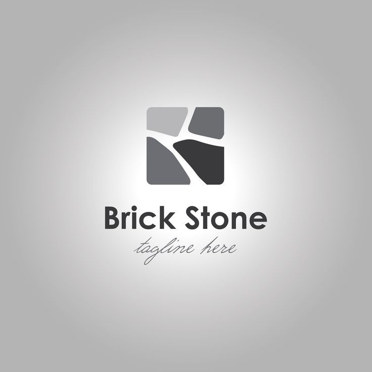 the logo for brick stone, a company that has been designed to look like it is going