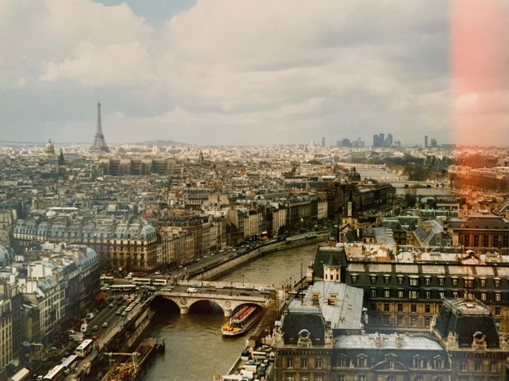 an aerial view of the city of paris