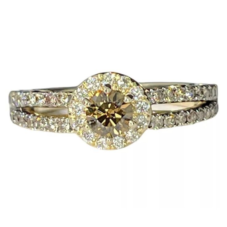 Introducing The Breathtaking Le Vian 1-1/2 Carat Natural Chocolate & Vanilla Diamond Ring- A True Statement Of Luxury And Elegance. Set In Solid 14k Yellow Gold, This Exquisite Piece Showcases A Perfect Blend Of 1-1/2 Carats Of Genuine Natural Chocolate And Vanilla Diamonds, Creating An Unforgettable Brilliance. The Unique Combination Of Chocolate And Vanilla Diamonds Adds A Rich, Sophisticated Touch, Making It An Ideal Choice For An Engagement Ring Or An Extraordinary Holiday Gift. Designed For Levian Jewelry, Chocolate Diamond, Chocolate Diamonds, Le Vian, Colorless Diamond, Gold Halo, Perfect Engagement Ring, 2 Carat, Womens Jewelry Rings