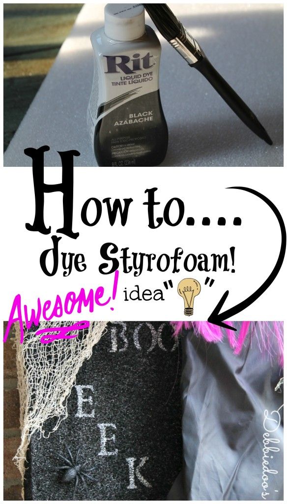 the words how to use styrofoam are written in black and white