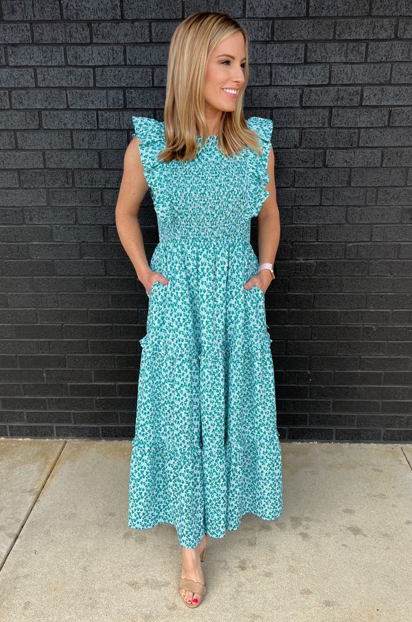 PREORDER Smocked Floral Print Nursing Midi Dress Summer Fitted Nursing-friendly Dress, Spring Blue Nursing-friendly Dress, Summer Nursing-friendly Maternity Dress, Nursing Dresses, Maternity Sleeveless Nursing-friendly Dress, Summer Sleeveless Nursing-friendly Maternity Dress, Nursing Hoodie, Nursing Tops, Nursing Dress