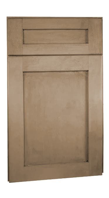 an unfinished cabinet door on a white background