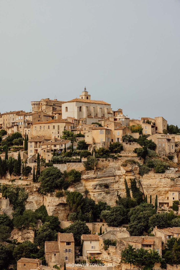 an old village on top of a hill