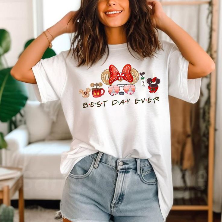 Best Day Ever T-Shirt Disney Trip Shirts Cute Disney Snacks Shirt   Your everyday style essential. Made with soft, breathable fabrics for comfort all day long. Choose from a variety of designs and colors to showcase your personal style. Perfect for casual outings or layering with other pieces. Versatile, timeless, and a must-have in any wardrobe.Best Day Ever T-Shirt Disney Trip Shirts Cute Disney Snacks Shirt  – Our Custom T-shirts are what you are looking for. Made with highly breath Casual Graphic Print T-shirt For Disney Trips, I’m Going To Disney World Shirt, Casual T-shirt With Cartoon Print For Disney Trips, Disney Style T-shirt With Cartoon Print For Disney Trips, Disney Graphic Print T-shirt For Disney Trips, Long Sleeve Character Print T-shirt For Disney Trips, Shirts Cute, Disney Trip Shirts, Trip Shirts