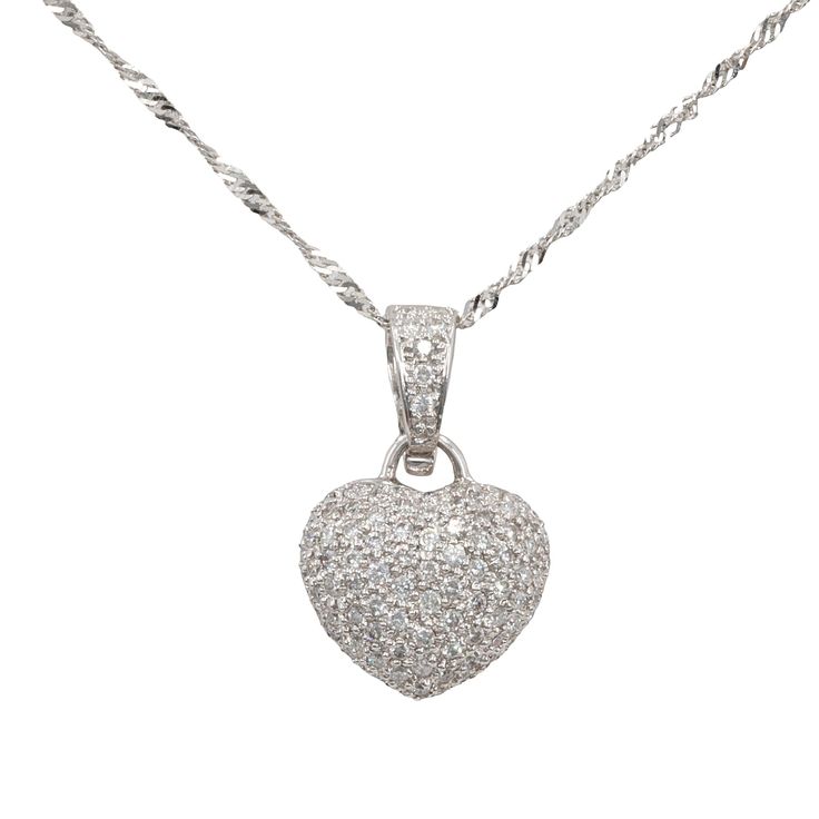 Exuding love and sophistication, the 18k White Gold Cluster Diamond Heart Clasped Pendant is a stunning piece of jewelry. Crafted in luxurious 18k white gold, this pendant features a heart-shaped design with a hinged clasp closure. Adorned with a cluster of 94 round brilliant cut diamonds, totaling 0.47 carats, the pendant sparkles elegantly. With dimensions of 23.5mm in length (including the bale) and 14.75mm in width, it weighs 4.2 grams, making it both stylish and lightweight. Pendant length Elegant Cubic Zirconia Heart Charm Necklace, Elegant Cubic Zirconia Heart Necklace, Formal Cubic Zirconia Heart Pendant Necklace, White Gold Heart-shaped Necklace With Pave Setting, White Gold Heart Cut Necklace With Pave Setting, Elegant Diamond White Heart Charm Necklace, Luxury Sterling Silver Heart Pendant Necklace, Formal Diamond Heart Necklace With Heart Charm, Luxury Sterling Silver Heart Necklace